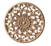 Piliers en bois gaufré, sculptés, en forme de poteau d'angle, appliqués pour cadres de porte, meubles et murs, non peints, décoration intérieure, Y4,12