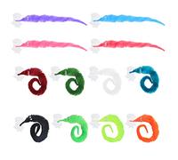 Pilikoll 12Pcs Jouets de ver Magique, Hippocampe Magique pour Enfants Jouet ver pour Chats Chenilles Magiques pour la Magie de Rue, Les Cadeaux d'anniversaire,Les fêtes d'enfants et Les Chats rigolos