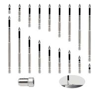 Pilikoll 18 Pièces Tournevis Magnétiques Set Foret de Tournevis Magnétique Haute Précision Hautement Magnétiques Embout Visseuse pour Perceuse Électrique (25/50/65/70/75/90/100/120/150 mm)