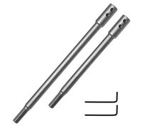 Pilikoll 2 Pièces 7Inch & 10Inch Rallonge de Mèche Forstner avec Queue Triangulaire Extension de Foret de Tarière Extension de Foret Forstner Extra Long pour Perçage Profond et Précis dans le Bois