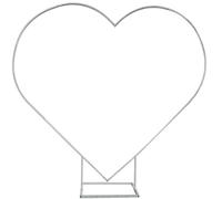 PILIN Arche de ballons en métal Kit d'arche de ballons en forme de coeur pour fête, mariage, demande en mariage, décoration de la Saint-Valentin