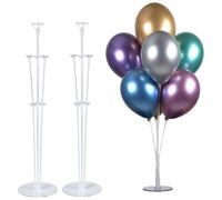 PILIN Kit de support de ballon de table de hauteur 28 "pour décorations de fête d'anniversaire et décorations de mariage, décorations de ballons de joyeux anniversaire pour fête et Noël(2 pack)
