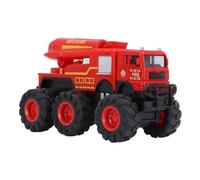 Pilipane 1:16 Échelle Diecast Fire Truck Modèle Alloy Big 6 Wheel Drive Fire Engine Véhicule réaliste Fire-Affiche Jouet pour Enfants Garçons Gift (Véhicule vaporisé)