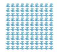 Pilipane 100 pcs Square Livestock ELT Tags Plastic Animal Identification Marker pour porcs Piglets Material Polyuréthane 32x32 mm Petite Taille (Bleu)