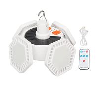 Pilipane 4 feuilles LED solaire Camping Light Outdoor Tend Tent Light Mobile Mobile Emergency Charging Lampe