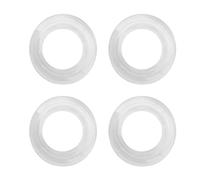 Pilipane 4 Pièces Anneaux de Protection de Trou de Parasol de Table de Patio en ABS Transparent Résistant aux Rayures Ensemble de Bouchons de Prise Durables pour Café Bar Magasin de Thé au