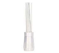 Pilipane Aiguille de distribution de café en acier inoxydable, outil d'agitation de café durable et sûr pour la maison, professionnel, agitateur de poudre de café expresso, distributeur (Argent)