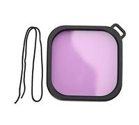 Pilipane Boîtier étanche Filtre de plongée Filtre de Correction de Couleur à Transmission de lumière élevée pour 8 9 Caméra d'action Photographie de plongée Matériau Acrylique ABS (Filtre Violet)