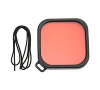 Pilipane Boîtier étanche Filtre de plongée Filtre de Correction de Couleur à Transmission de lumière élevée pour 8 9 Caméra d'action Photographie de plongée Matériau Acrylique ABS (Filtre Rouge)