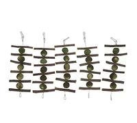 Pilipane Boule d'herbe en Bois Naturel, Jouets de meulage de Dents de Lapin, Jouets à mâcher pour Hamster pour Petits Animaux de Compagnie, fabriqués à partir de Branche de Pomme, Luzerne,