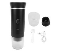 Pilipane Cafetière électrique portable rechargeable, pour voiture, voyage, bureau, ménage, machine à café automatique, ABS 698 g (Noir)