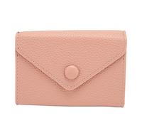 Pilipane Caisse de Carte pour Femmes Portefeuille de Carte en Cuir PU Soft RFID Support de Carte de crédit Petite Carte Portable pour Dames (Rose)