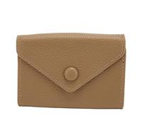 Pilipane Caisse de Carte pour Femmes Portefeuille de Carte en Cuir PU Soft RFID Support de Carte de crédit Petite Carte Portable pour Dames (Kaki)