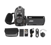 Pilipane Caméra vidéo numérique 4K 28 MP, écran Tactile 3 Pouces, Rotation à 270 degrés, Zoom Intelligent 30x, Anti-tremblement