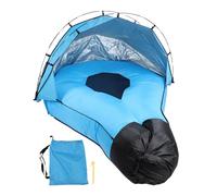 Pilipane Canapé Gonflable avec Pare-Soleil, léger, Portable, imperméable, pour Plage, Camping, détente en Plein air, Tissu Triple Grille 210T, 70,9 x 55,1 Pouces