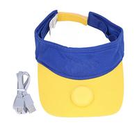 Pilipane Childret Sun Sun avec éventail sans lambe Cap de refroidissement réglable USB USB Protection de soleil d'été pour les enfants Activités de plein air jaune bleu 154g
