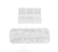 Pilipane Compresion Springs Kit d'assortiment en acier inoxydable 400 pièces 12 tailles 100 broches à ressort 6 tailles Outil de réparation de montres mécaniques pour projets