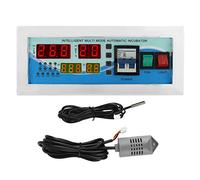 Pilipane Contrôleur Numérique De Température Et D'humidité pour Incubateurs D'œufs, Thermostat Intelligent pour Couveuse D'œufs avec Grand écran LCD, Contrôle Précis, Matériau Durable