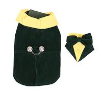 Pilipane Costume de Mariage Formel pour Chien avec nœud Papillon, Tissu en Polyester Doux, Confortable et Respirant avec Trou pour Laisse pour Chiens de Petite et Moyenne Taille, Chats, (XL)