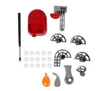 Pilipane Ensemble de Jeu de Balle de Club d'intérieur pour Tout-Petits, Conception de Frappe de Pied modulaire, Jouets de Sport d'intérieur et d'extérieur pour Tout-Petits (Rouge)