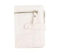 Pilipane Femmes Portefeuille PU Cuir Court Petit Taille Multiple Slots Carte Horser Purse à Bourse pour la Vie Quotidienne Gift élégant pour Les Femmes (Blanc)