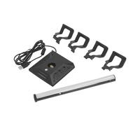 Pilipane Game Contrôleur Stand RVB Gaming Headster Holder avec 10 Modes d'éclairage USB Type C Conception Universelle pour PC ABS Matériau