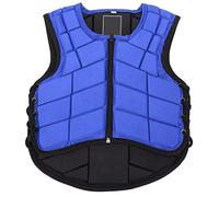 Pilipane Gilet équestre Mousse Rembourré Sécurité équitation équipement De Protection Protecteur De Corps Bleu équitation Protecteur De Corps(CL)