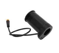 Pilipane Grip de gaz électrique Grip étanche à Demi-Torsion Accélérateur Poignée précise Contrôle 12 72V Compatible avec Le vélo électrique pour Les motocyclistes Plastique