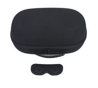 Pilipane Housse de Transport pour Meta 3 VR Casque Oxford Tissu étanche étui de Rangement Rigide avec Capuchon de Lunettes Protection e pour Les Accessoires de Casque VR Voyage Noir