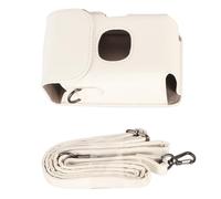 Pilipane Imprimante pour Smartphone Hard Board Froofroping Vintage Élégant Sac de Voyage avec bandoulière pour Mini Link 2 Mini Link pour Les Amateurs de Photographie PU Leather Velvet (Blanc)
