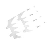 Pilipane Jeu De Pointes De Pare-Chocs en Acier pour Tronçonneuses, Durables, Installation Facile, Conception Compacte, Parfaitement Compatibles avec Les Modèles MS360 MS390 MS361 MS362 MS380 MS381