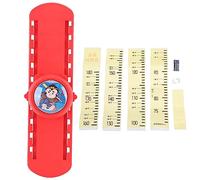Pilipane Kids High Jump Training Toy Voice Broadcast Touch High Jump Counter Réglable Lighting Growth Thrart Exercice for Children Development Sports ABS Material Battery Inclus (Rouge)