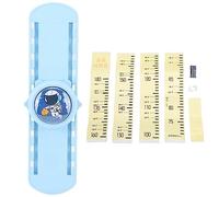 Pilipane Kids High Jump Training Toy Voice Broadcast Touch High Jump Counter Réglable Lighting Growth Thrart Exercice for Children Development Sports ABS Material Battery Inclus (Bleu)