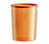 Pilipane La poubelle peut être en plastique transparent que les ordures peuvent dégager un panier de déchets ronds pour la cuisine salon de salle de bain conception moderne durable facile