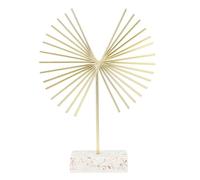 Pilipane Ligne Abstraite Ornements en métal Style Moderne innovant Statue d'art en Forme d'aigle pour Salon Bureau d'étude décor Base en marbre de Fer Sculpture Artisanale