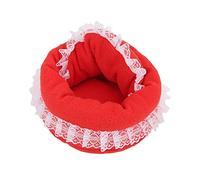Pilipane Lits pour cochons d'Inde, lit gigogne Confortable et Doux pour gerbilles, cochons d'Inde, Hamsters, Maison pour Petits Animaux, Flanelle, Coton Polaire, éponge 17 cm