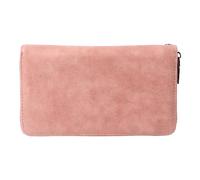 Pilipane Long Women Wallet RFID Blocking Purse PU Crever Credit Card, Porte-Carte avec Sangle de Transport Rose élégant Durable sécurisé pour Les Dames Usage Quotidien