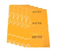 Pilipane Lot de 5 Sacs pour cadavres d'animaux en polyéthylène Haute densité (PEHD) dégradables, pour Le Stockage des cadavres de Chiens, pour la Ferme
