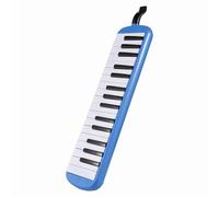 Pilipane Melodica Air Piano à 32 touches Instrument de musique portable léger de qualité supérieure Facile à jouer avec sac de transport pour débutants adultes Rose Noir Bleu