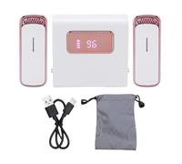 Pilipane Microphone Lavalier sans Fil 1 à 2, réduction du Bruit, pour Enregistrement vidéo, Diffusion en Direct, Utilisation en extérieur, matériau ABS, portée de 20 mètres