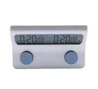 Pilipane Minuterie d'horloge d'échecs numérique professionnelle avec transmission vocale. Mode de retard de récompense. Grand écran. Matériau ABS durable et portable pour tournois de jeux