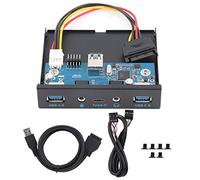 Pilipane Panneau Avant USB 3.1 5 Gbit/s avec Interface De Type C Et Transmission Audio, Conception en Métal Robuste pour Une Installation Facile, Idéal pour Une Expérience Audio Améliorée.