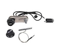 Pilipane Pick-up de Violon Piezo Transducer Bridge Set Kit d'amplification de qualité Professionnelle avec Bouton de Volume de Ton pour Violon en Violon Solide Conception de carrosserie