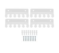 Pilipane Porte-câble Clip d'organisation du Cordon Holder Coup de Bureau Clip de Bureau 5 Machines à sous Acrylique Tablet Tablette Chargement de Charge Organisateur (Clair)