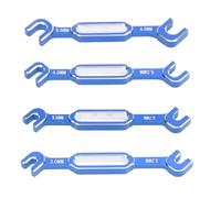 Pilipane RC Turnbuckle Wrench Set Aluminium ALLIAM Hight STOMICE Multi-Fonction Multifactive Tool Tool for RC Car Repair and Maintenance 4pcs 3.0 3,2 3,5 3,7 4.0 5.5 5.5 6,0 mm (Bleu)