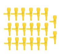 Pilipane Régulateur de débit d'air pour Aquarium, Pompe à air réglable, Accessoires pour Aquarium, matériau Plastique de qualité supérieure, Lot de 20 pièces