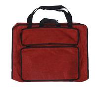 Pilipane Sac d'art imperméable Pliable Portable de Grande capacité pour Planche à Croquis pour Le Stockage de Fournitures artistiques, Sac de Voyage en Toile de Haute qualité pour Artistes (Rouge)
