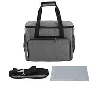 Pilipane Sac de Machine à Coudre Grande capacité Portable Sangle réglable Large Ouverture étui de Rangement en Polyester Durable pour Accessoires de Machines à Coudre 45x35x24cm