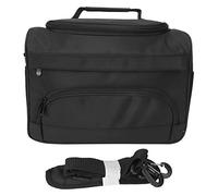 Pilipane Sac de Rangement Portable pour Outils de Coiffure, Pochette d'organisation Multifonction de Grande capacité pour coiffeurs Professionnels de Salon, Microfibre Noire