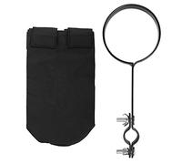 Pilipane Sac de Support de de Tambour, conteneur de en Tissu Oxford, Clip de Montage réglable pour Les batteurs pratiquant Le Noir